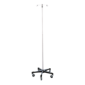 Blickman IV Stand 2 Hook w/5 Leg Base On Casters 7792SS